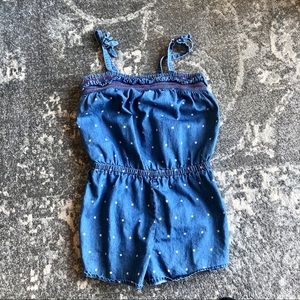Cat & Jack Stars Denim Romper Girls